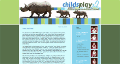 Desktop Screenshot of childsplayx2.com